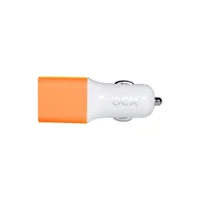 Carregador Automotivo Veicular 2 Entradas Usb Oex Cg101 Laranja