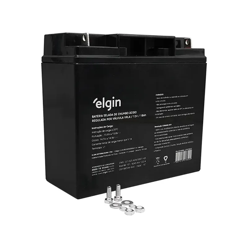 Bateria Selada Elgin, P/ Nobreak, Vrla, 12v 4.5ah - 82312