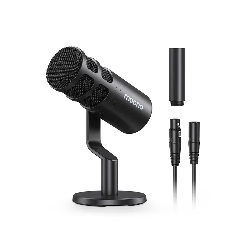 Microfone Dinâmico Xlr Maono Pd100, Preto