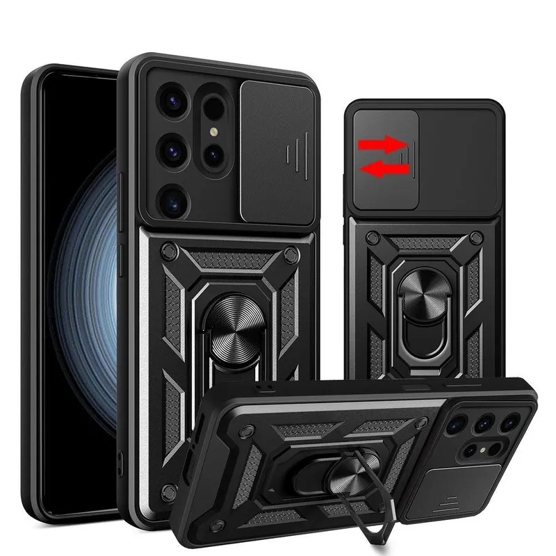 Capa Para Samsung Galaxy S24 Ultra, Protetora Resistente, Anti Impacto, Queda, Armadura Militar, preto