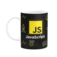 Caneca Dev,New Mug Javascript Js,B-dark