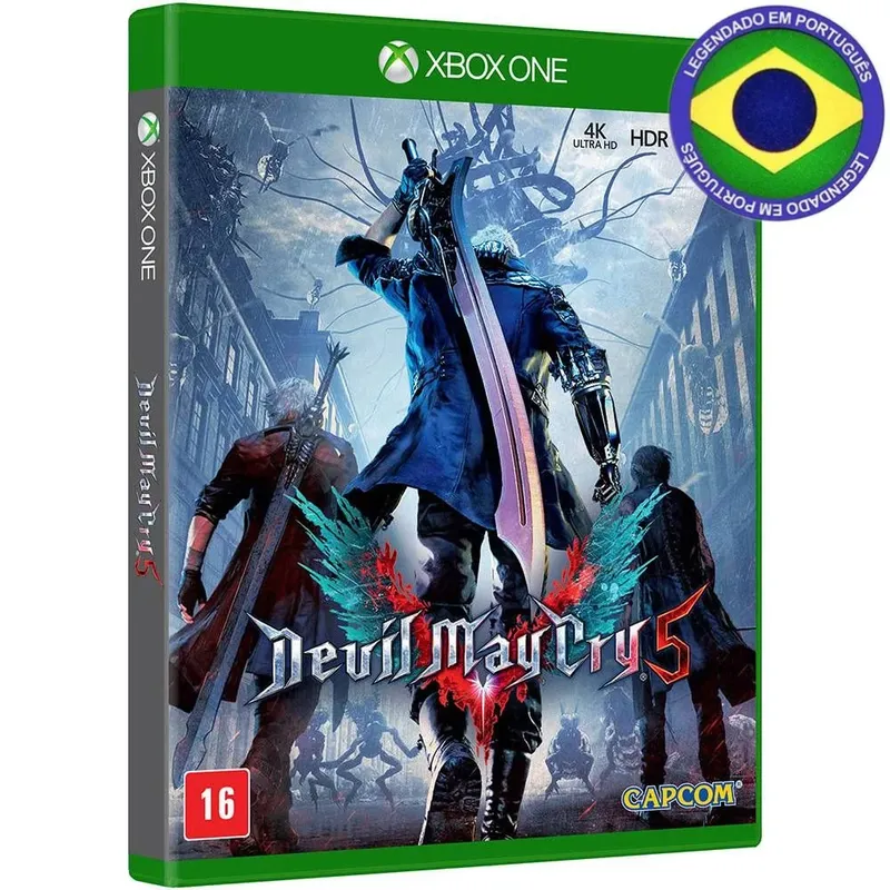 Devil May Cry 5 XBOX One E Series X Mídia Física Lacrado Envio Imediato