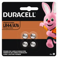 Pilha Alcalina 1.5V Lr44/A76 / Px76a, Cartela Com 4 Unidades