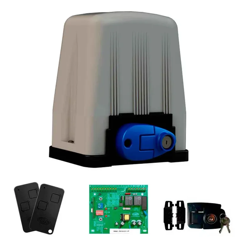 Motor Portão Semi-industrial Rossi Dz4 Vip 700kg 1/3 127v Deslizante Automático Abertura Super Rápida - 127v