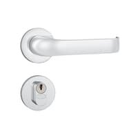 Fechadura Externa 803/37 Roseta Redonda Inox Cromado 40mm Stam