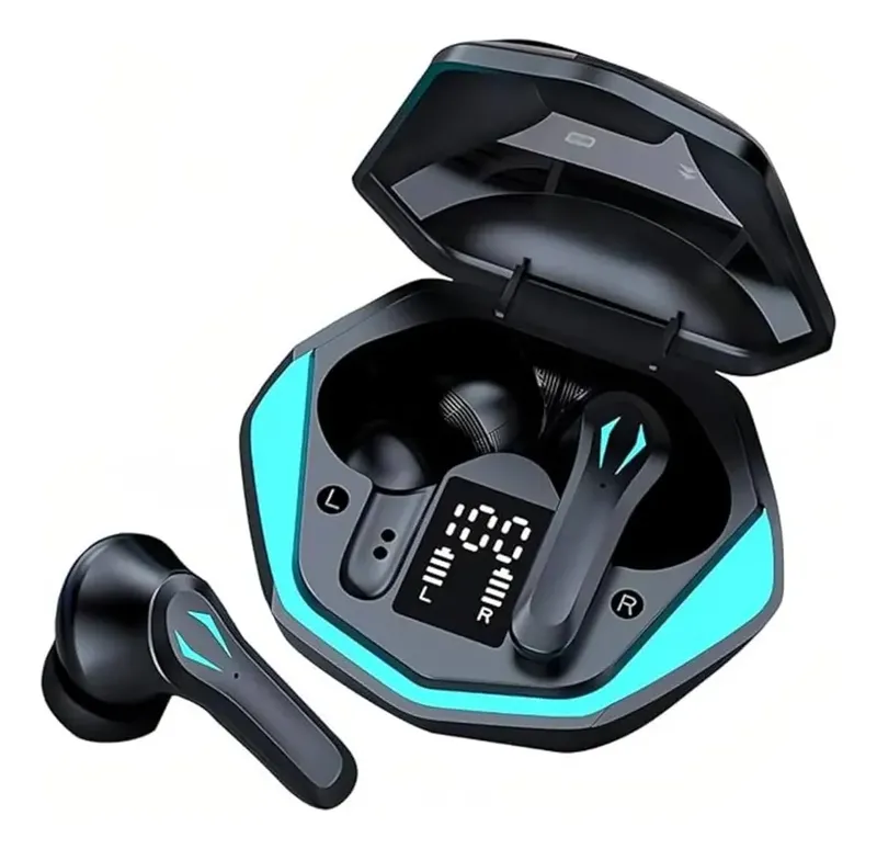 Fone De Ouvido Bluetooth Gamer 5.3 Digital Fn-b23 Agold Preto