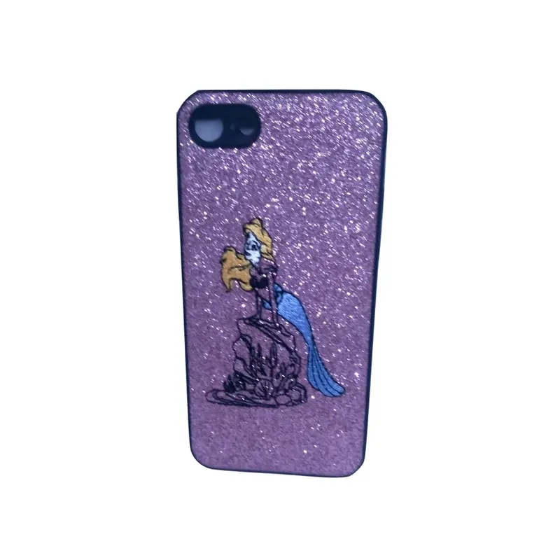 Capa Case Capinha Antiqueda Apple Iphone 7 Sereia Roxo