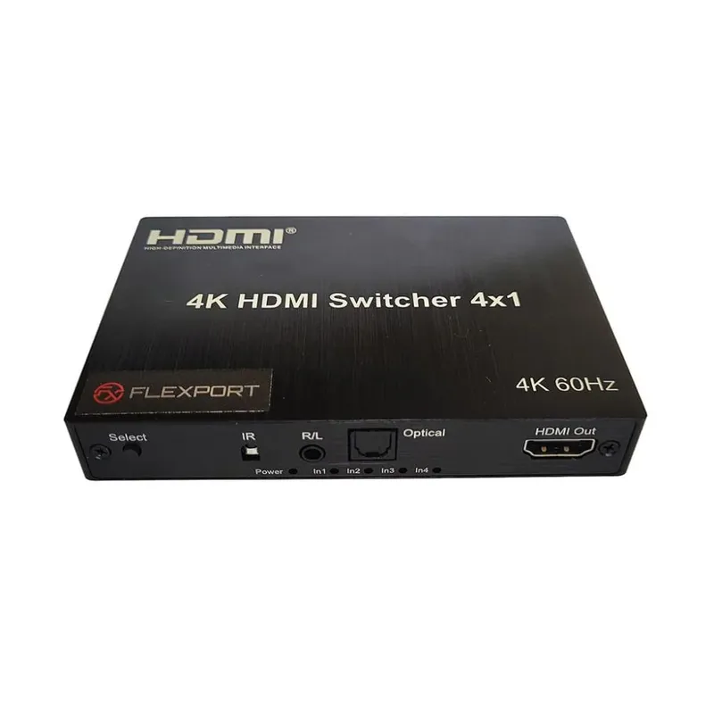 Switch HDMI 4x1 4k 60hz Hdr Hdcp 2.2 Flexport Switch HDMI 4x1fx-hsw0401c Flexport
