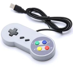 Controle Usb Super S Nes Ponto Do Nerd, Para Computador, Mac, Emulador