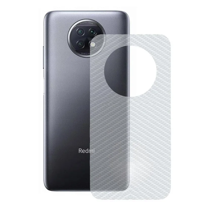 Película Para Xiaomi Redmi Note 9t - Traseira De Fibra De Carbono - Gshield
