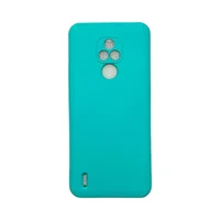 Capa Moto E7 Silicone Aveludada Protege Câmera Colorida Capinha Anti Impacto Moto E7:verde Água