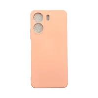 Capa Xiaomi Redmi 13c Silicone Aveludada Protege Câmera Colorida Capinha Anti Impacto Cor:nude