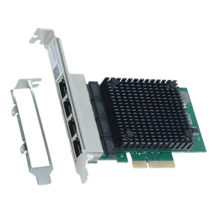 Placa De Rede 2.5g Quad Port Rj45 PCi-e X4 PCyes Lc2500-it4p