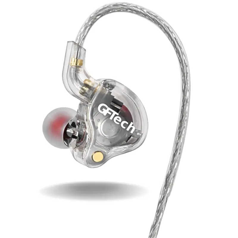 Fone In Ear Monitor Retorno Palco Isolamento Alta Definição Cor:grafite