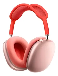 Fone De Ouvido Bluetooth Over-ear P9 Air Vermelho Sem Fio Com Microfone