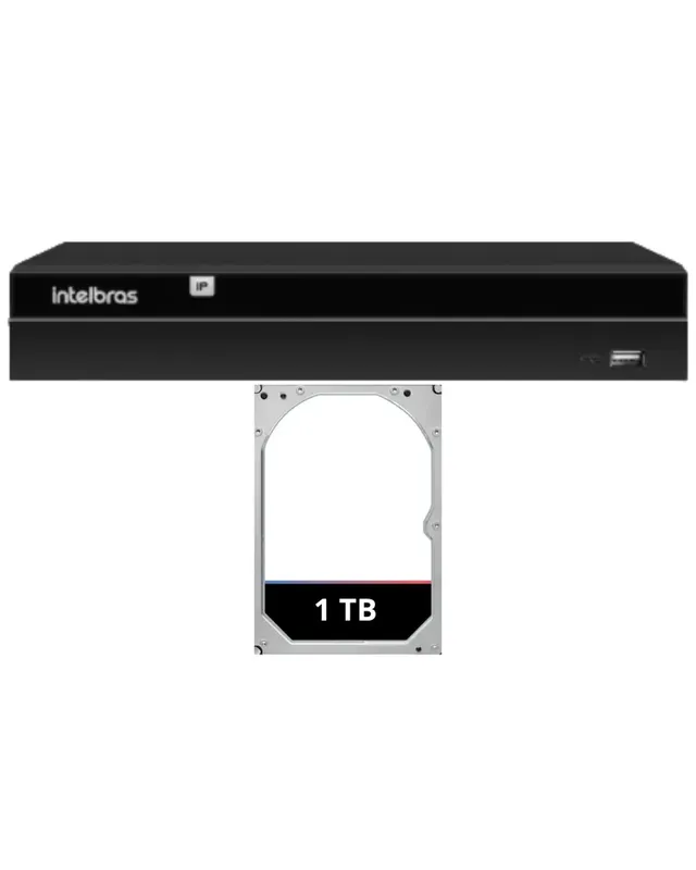 Nvd 1416 Intelbras 16 Canais Ip 4k Hd 1TB Purple