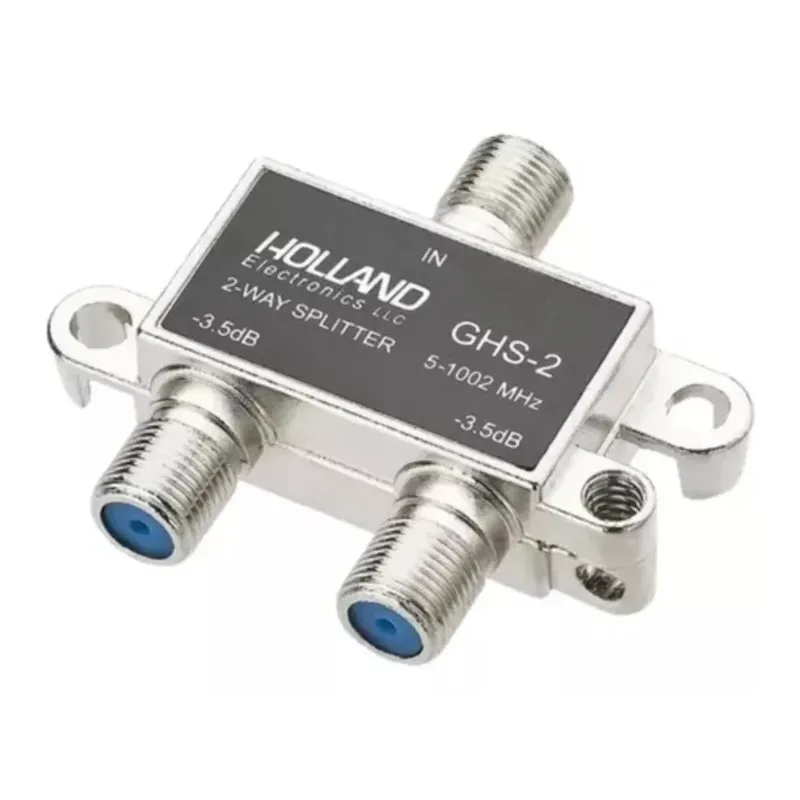 Divisor De Antena 1x2 Blindado 1 Giga 5-1002mhz Holland 5 Pçs