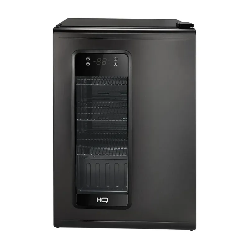 Cervejeira Expositor Vertical Hq 100 Litros Frost Free Inox Titanium Hq-100cevpvffi - 220v