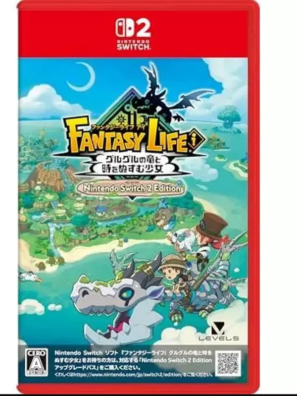Jogo Fantasy Life I A Garota Que Rouba O Tempo E Dragão Giratório Nintendo Switch 2 Edition