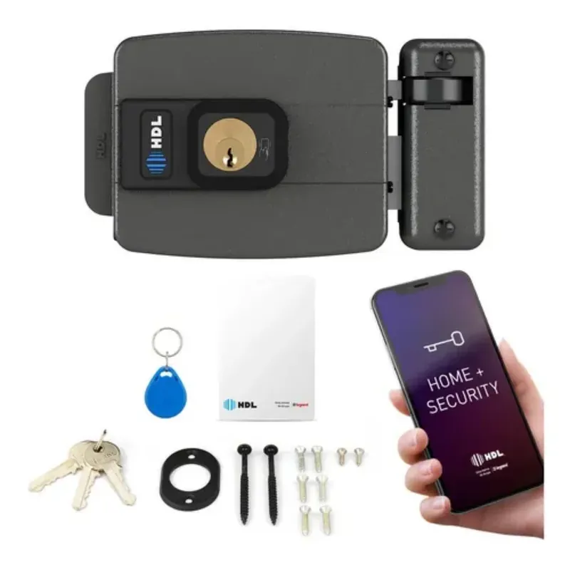 Fechadura Hdl C 90 Rfid Tag Cinza Abre Para Dentro
