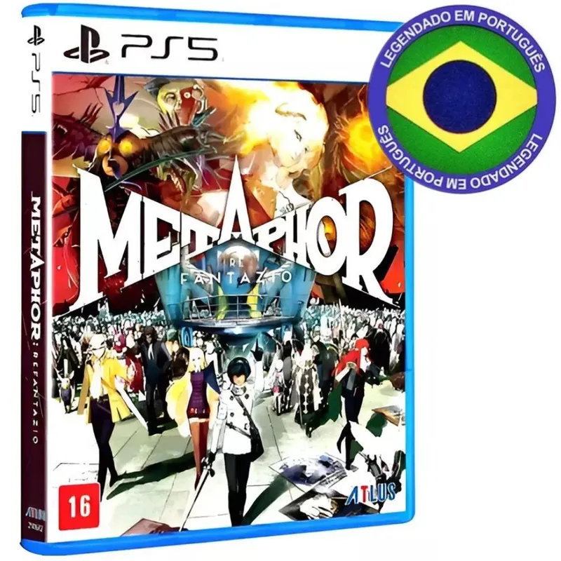 Metaphor Refantazio Ps5 Mídia Física Legendado Em Português Br