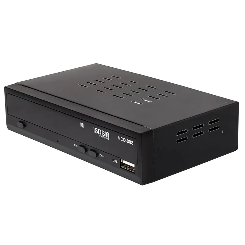 Conversor Tv Digital HDTV Tomate Mcd-888, HDMI, Com Função Gravador, USB, Bivolt