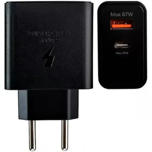 Fonte Carregador Compatível Super Fastcharging 67w C 2 Usb Carga Ultrarrápida