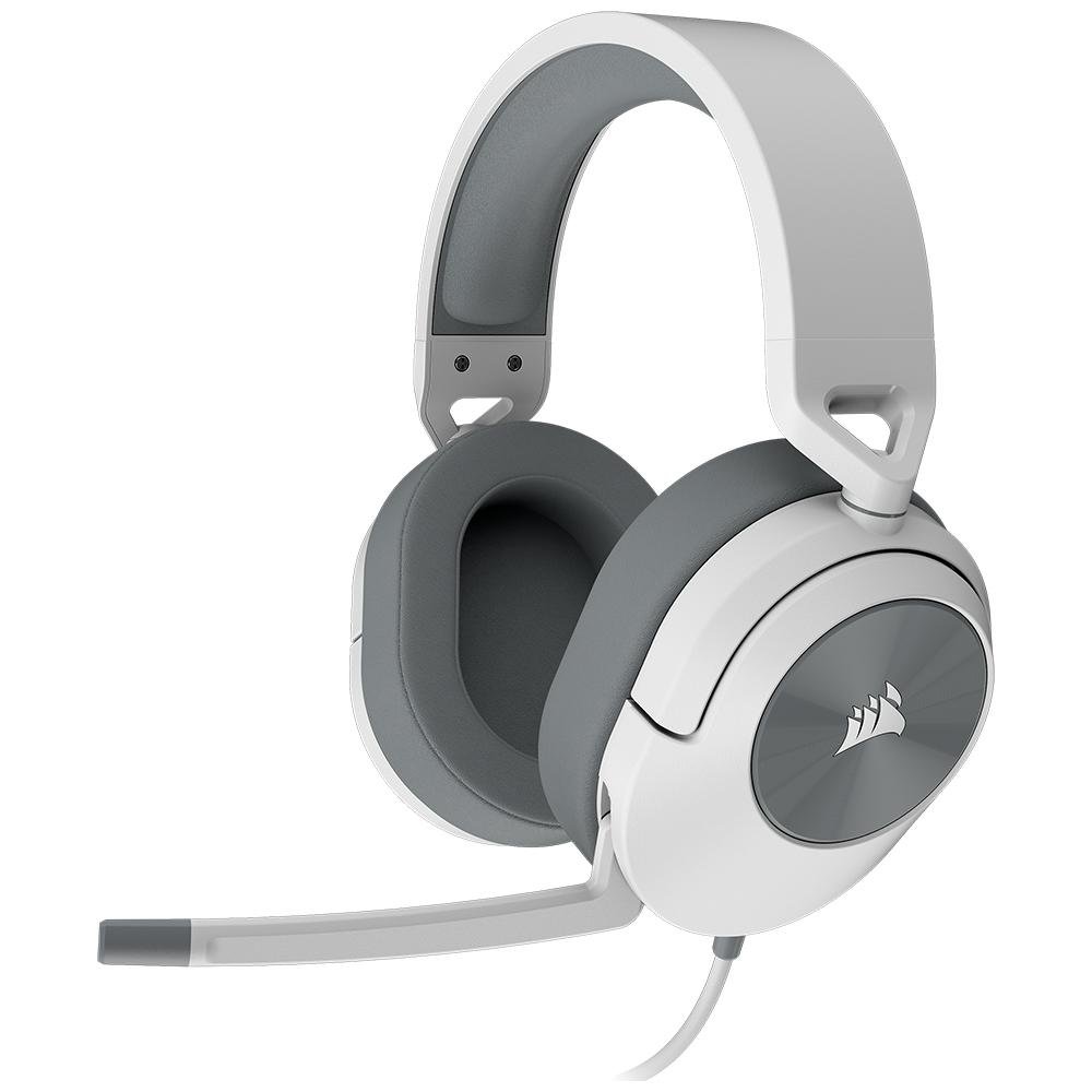 Headset Gamer Corsair HS55 Stereo P2 3.5mm Drivers 50mm Branco