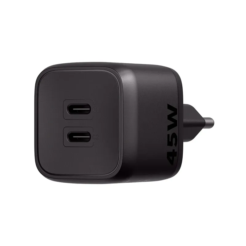 Carregador Turbo 45w Gan Ec 20 Power Preto Intelbras