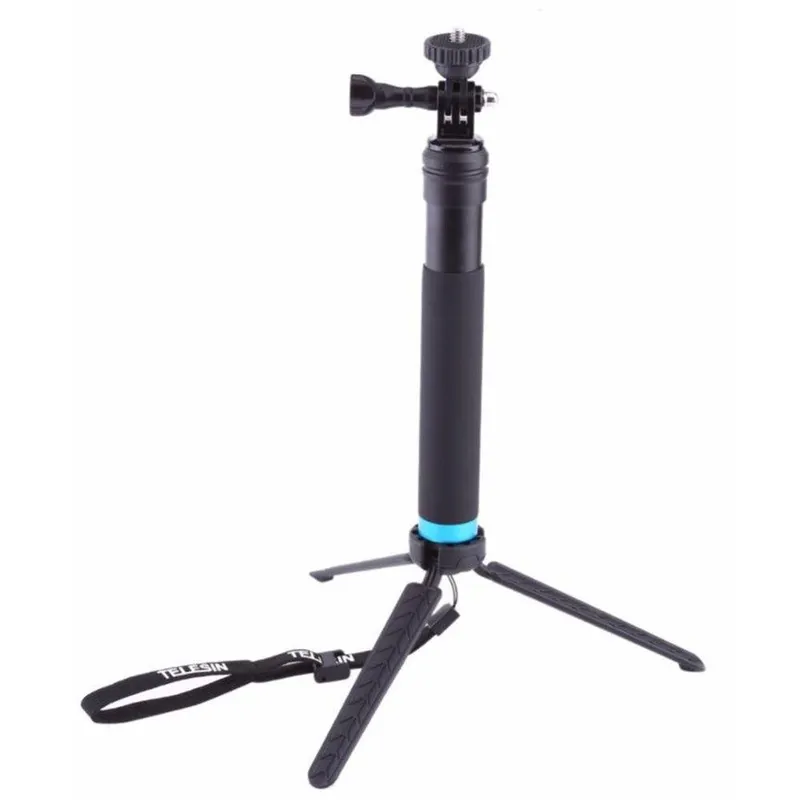 Bastão Tripé Em Alumínio 90cm Para Gopro E Similares - Telesin