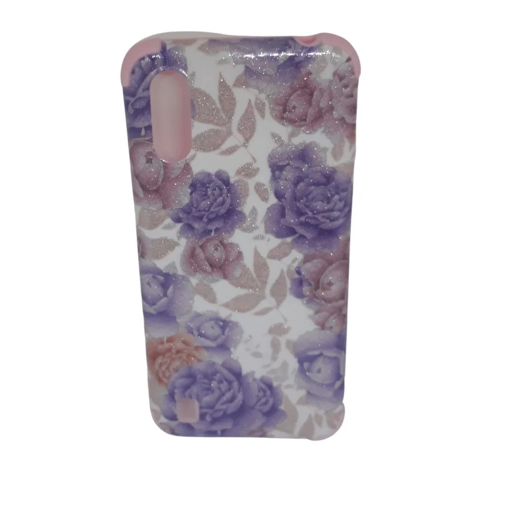 Capa Samsung Galaxy A01 Estampa Feminina Rosa