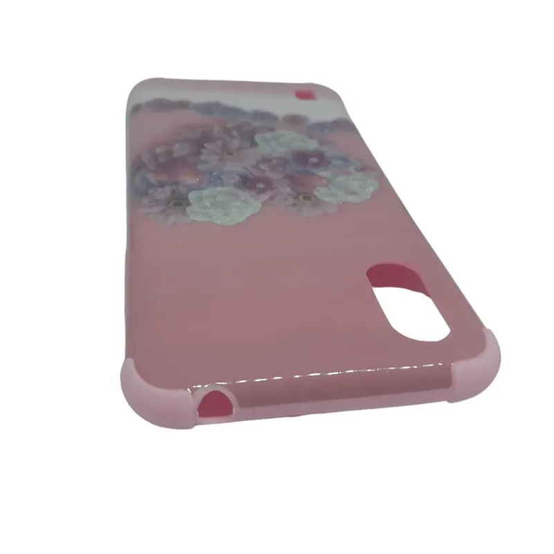 Capa Capinha De Celular Samsung Galaxy A01 Estampa Feminina Galaxy A01:buquê