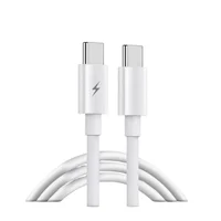 Cabo Usb C Para Usb C Durável Carregamento Rápido Branco 1m