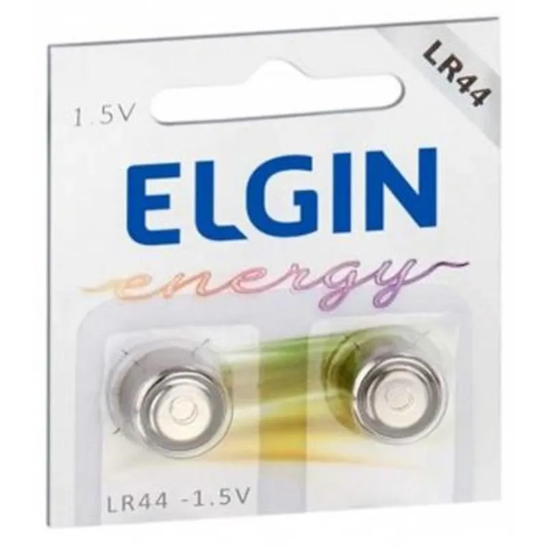 Bateria Alcalina Elgin Lr44 (a76 / Ag13) 82194 - Com 2 Unidades - Para Brinquedos, Calculadoras