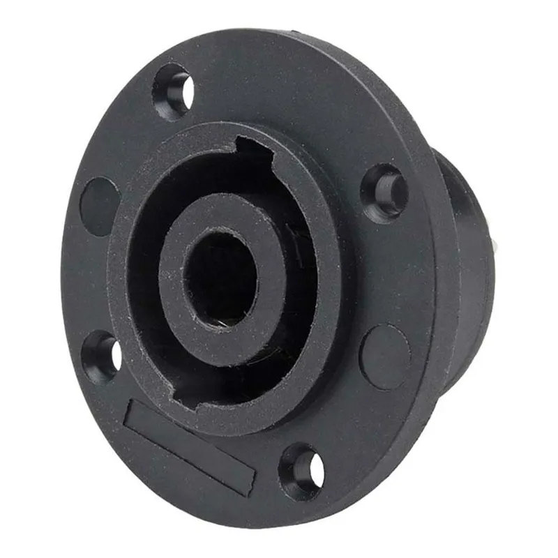 Conector Speakon Femea 4 Polos Painel Jcsp0002 Preto Storm