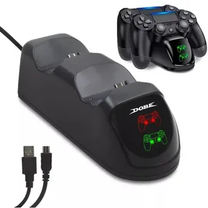 Base Dock Carregador De Controle Ps4 Horizontal Carga Rápida