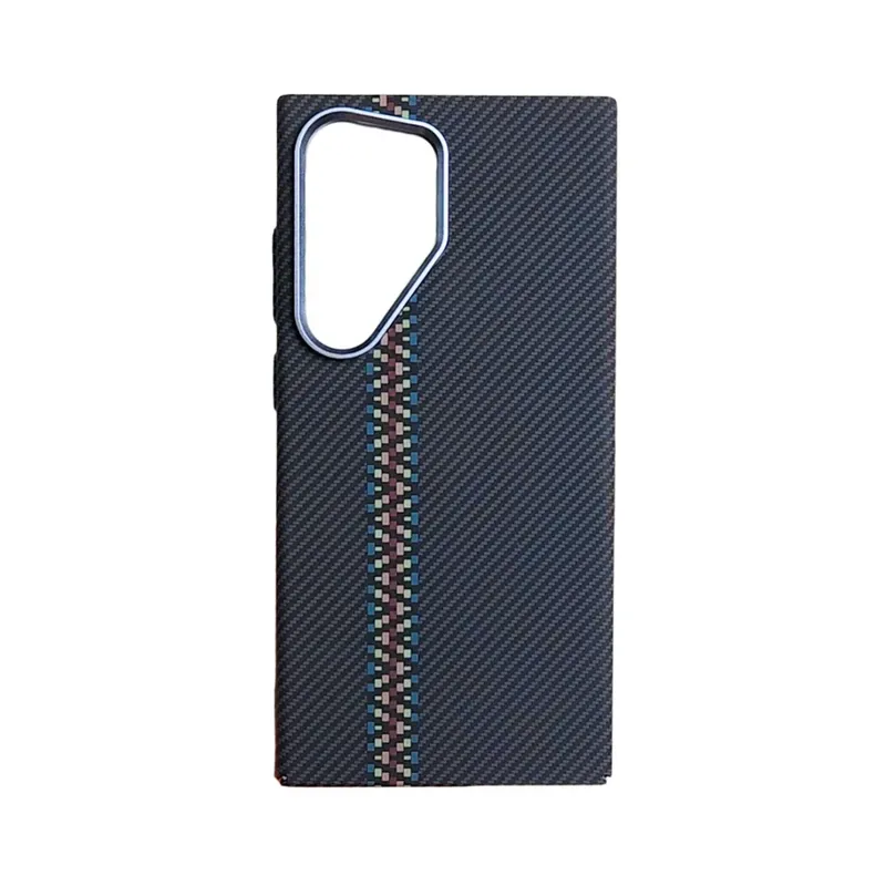 Capa Textura Carbono Com Magsafe Para Galaxy S24 Ultra