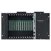 Central Telefônica Pabx Híbrida De Rack Com 24 Ramais Impacta 300 Intelbras