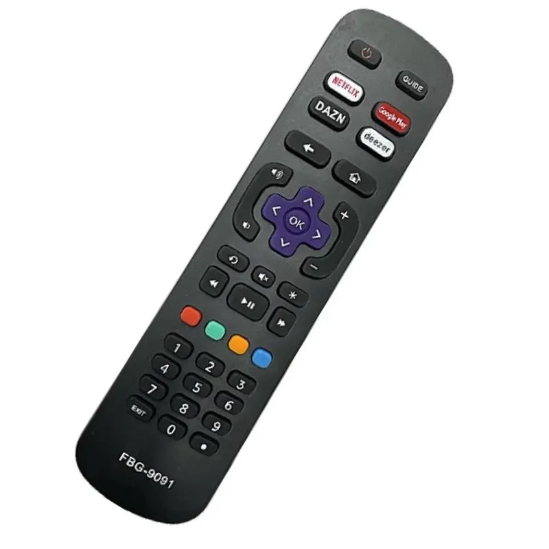 Controle Remoto Tv Smart Aoc Roku Compatível 9091