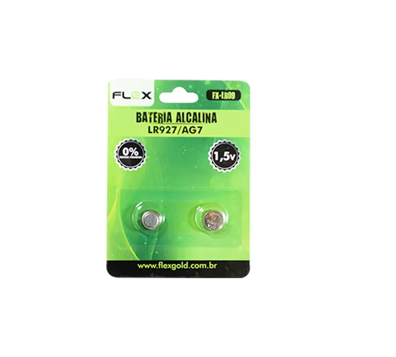 Bateria Botao 1.5v Lr927/395/ Ag7 Cart. C/2 Fx-lr09