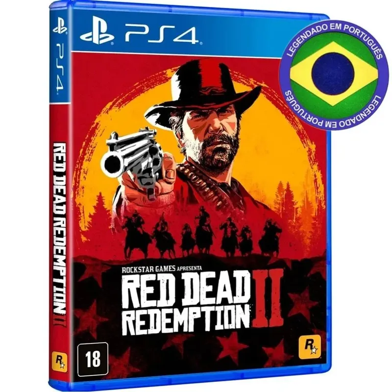 Red Dead Redemption 2 Ps4 Mídia Física Legendado Em Português Playstation 4