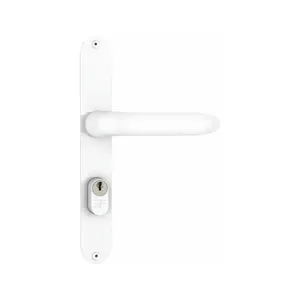 Fechadura Perfil Estreito 522/11250 Externa Espelho Branco 21mm Cil50 3f