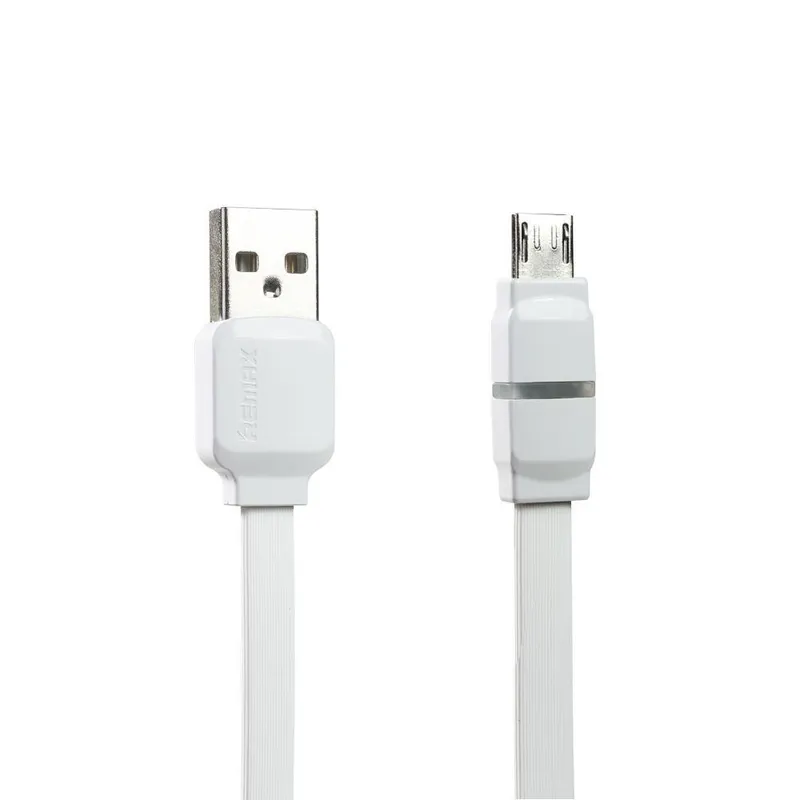 Cabo Flat Micro USB Para USB, LED Indicador De Carga, 1m, Branco - 32_4_0_u