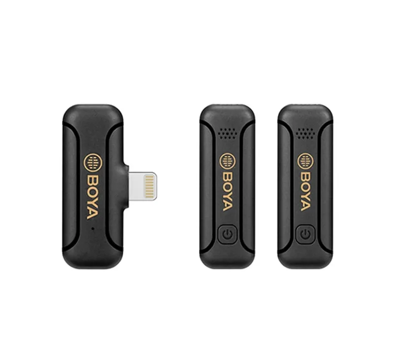 Microfone Lapela Boya By-v2, Sem Fio, Wireless, Conexão Lightning