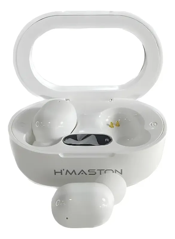Fone Bluetooth Wireless C/ Visor Sem Fio H'maston F911 Cor Branco Luz Sem Luz