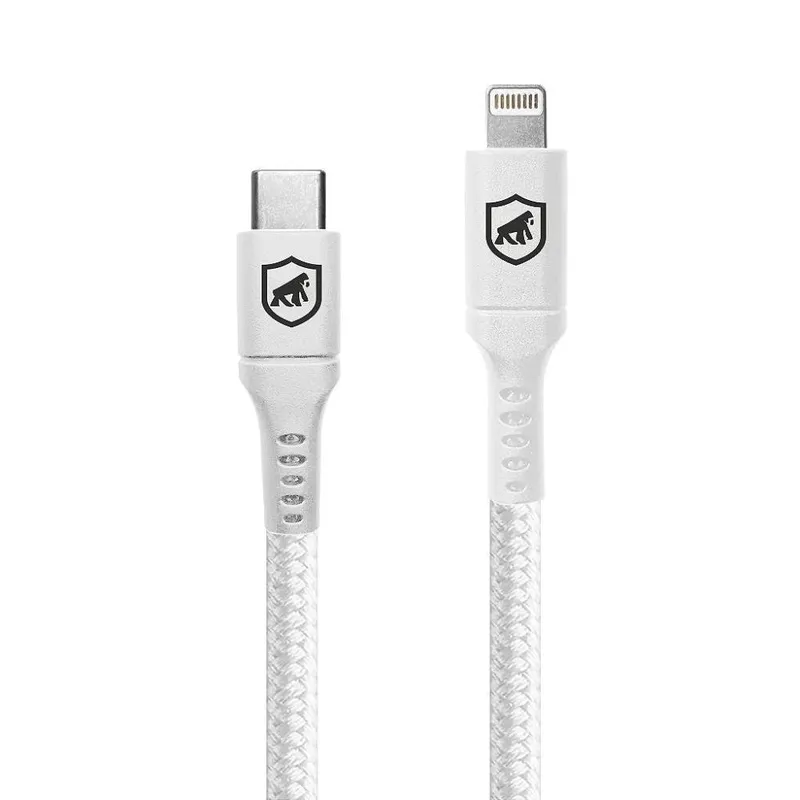 Cabo Survivor Para Lightning/tipo C - 1,5m - Branco -gshield