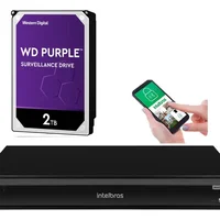 Gravador De Imagem 32 Canais Imhdx 3132 Intelbras 2TB Purple