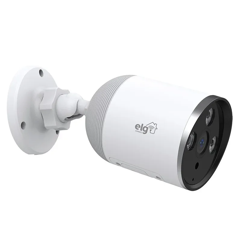 Câmera Inteligente Externa ELG, Bullet, Shcf601, Full Color, Wi-fi, Lente 3.6mm