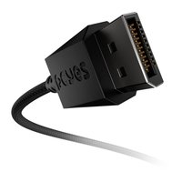 Cabo DisplayPort PCYES, 2.1, Nylon, 2 Metros, Preto - PDPN2-2