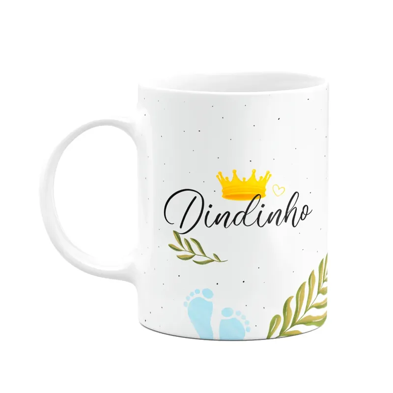 Caneca De Dindos - Dindinho - 325ml - Branca